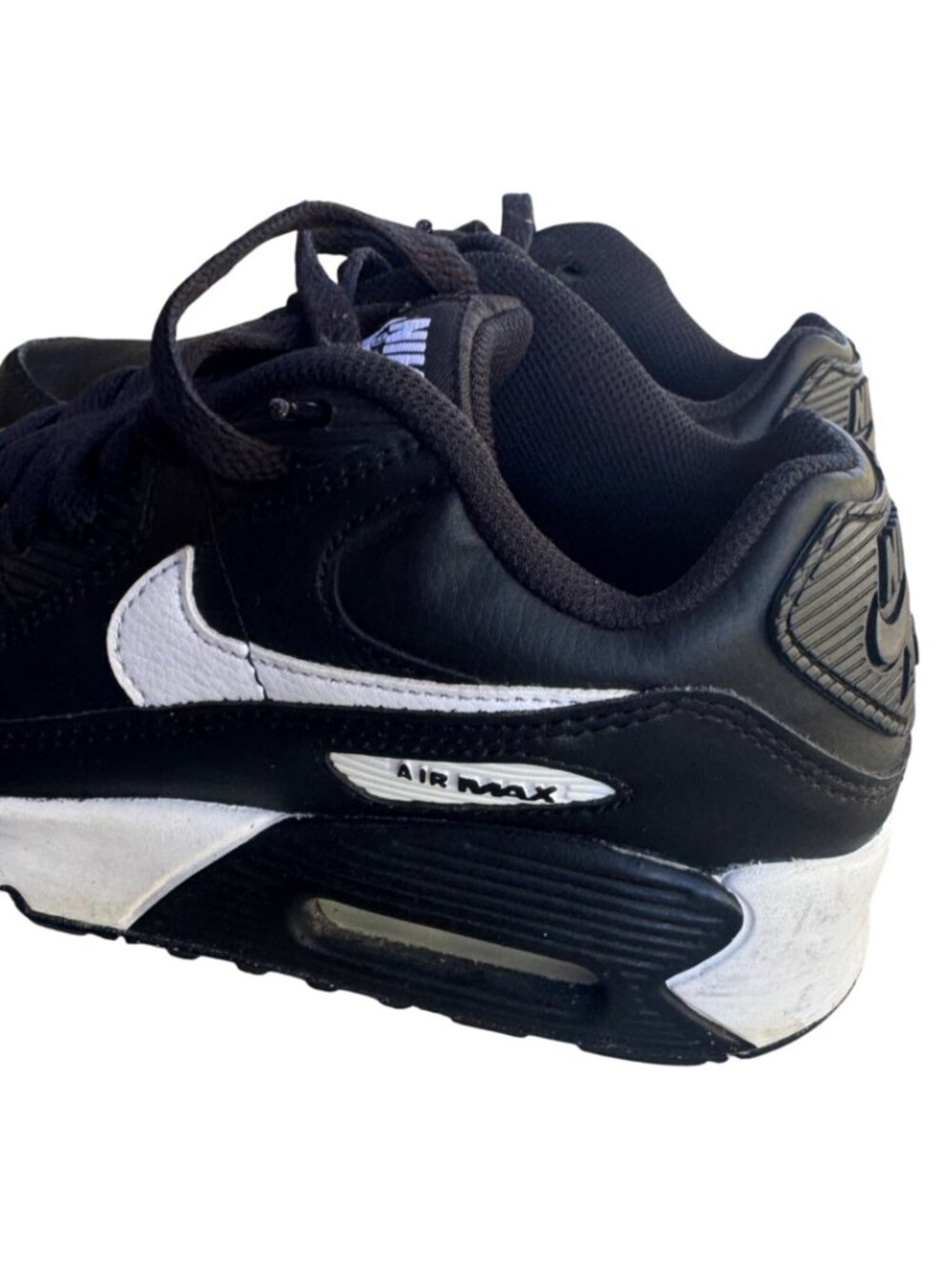 Nike Air Max 90 LTR GS Black White CD6864-010 Youth Size 5.5Y Sneaker Shoes - Picture 13 of 14